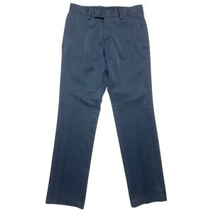 Reaction Kenneth Cole Men's Dress Pants Charcoal Gray Flat Front Size 30x30